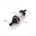 Miniatyrbillede 5 af 5: 8 mm transparent glas benzinfilter legering modificeret brændstof Fi