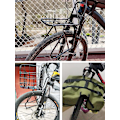 Miniatyrbillede 4 af 5: Cykel Front Rack 15kg Kapacitet, 2 Installationsmetoder med Mou