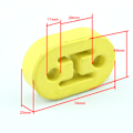 Miniatyrbillede 2 af 4: 2 stk. Udstødningsophæng (Gul) 2 Huller Gummi Isolator Bus