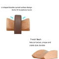 Miniatyrbilde 4 av 5: Headset-stativ, støtte for gaming-headset, headset-stativ, valnøtt-tre headset-stativ for lyd H