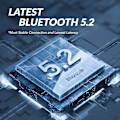 Pikkukuva 4 / 5: Langattomat urheilukuulokkeet, N18 Bluetooth-kuulokkeet kaulapannalla, Bluetooth-kuulokkeet melunvaimennuksella