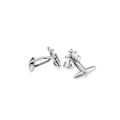 Miniatyrbillede 3 af 3: Pictogram Series Anchor Manchetter, Personlige Gaver til Mænd (Sølv 1 Par)
