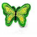 Miniatyrbillede 5 af 5: Tilfældige flerfarvede patches, blandet håndlavet patch-sæt
