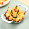 Miniatyrbillede 3 af 5: Æbleskærer, opgraderet version af 12-bladet æblekernefjerner, rustfrit stål