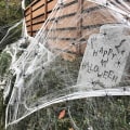 Miniatyrbillede 1 af 5: 60g 20 Edderkoppespind - Falsk Halloween Dekoration - Horror til Børnefest, Udendørs, Træer, Bomuld