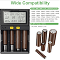 Miniatyrbild 2 av 5: 18650 Universell intelligent batteriladdare med LCD-display för NI-MH, NI-CD, AA, AAA, 14500, 18350