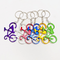 Miniatyrbillede 1 af 5: 12 stk. cykelformet flaskeåbner nøglering cykel flaskeåbner