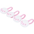 Miniatyrbild 4 av 5: (Rosa) 4 st 4-i-1 Lakanhållare Täcke Spänne Hållare Lakan Clips Halkfria Sängöverdrag Fästen