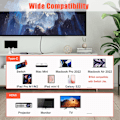 Miniatyrbild 5 av 6: Portabel Switch-docka med HDMI-adapter för Nintendo Switch, Resedocka 3-i-1 Switch Docki Black and Gray