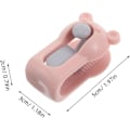 Miniatyrbild 2 av 5: Rosblad 6 Delar Påslakan Hållare Påslakan Fäste Påslakan Clip Sängkläder Set Täcke Fixeringsspänne Sängtillbehör Filt Hållare