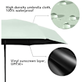 Pikkukuva 4 / 5: 2 Mini Sun Travel Umbrella Ring handle Coating Layer Fabric Block