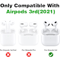 Miniatyrbillede 2 af 5: Til Airpod 3 3. generations etui søde tegneserie 3D Kawaii Uniq