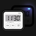 Miniatyrbild 3 av 6: 2 stycken Timer, Kök Timer, Matlagningsklass Timer, Barn Lärare Magnetisk Digital Timer Black