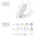 Pikkukuva 3 / 5: Sininen Dream 1 taitettava USB-lukulamppu, pieni ja kevyt, pr