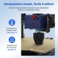Miniatyrbillede 2 af 5: (Sort) PLA Filament til 3D-printer Hvid, 1KG 1,75 mm PLA Filament til 3D-print på 3D-printer