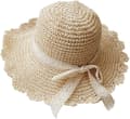 Sommar Strand Sol Stråhattar för Kvinnor Bred Brätte Packbara Rese Bucket Hattar UPF 50+