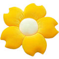 Pikkukuva 1 / 5: Plush-kukkakukka Lasten Lattiatyyny, Keltainen Φ40cm Plush Flo