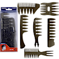 Miniatyrbild 1 av 3: 6-pack Quiff Stylingkammar för Män Professionell Frisör