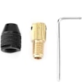 Pikkukuva 2 / 5: Mini sähköporakoneen istukka, kiinnityskapasiteetti 0,3-3,4 mm (2 mm H