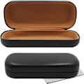 Miniatyrbilde 1 av 5: 1 stk Hardcase brilleetui, mykt PU-skinn brilleetui