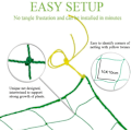 Miniatyrbilde 3 av 5: Netting for klatreplanter Hage espalier netting 2m x 5m Klatreplante støtte fiksering netting Hage