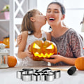 Pikkukuva 3 / 5: 13 Halloween-kurpitsanveistotyökalusarja, DIY-lyhtykoristeet