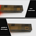 Miniatyrbillede 3 af 5: Minecraft Legetøj Redstone Fakkel LED Lys 12,6 Tommer - USB Genopladelig
