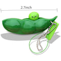 Miniatyrbild 3 av 4: 3 st Bean Pea Nyckelring Leksak Tryck Utstötande Rolig Kul Avkoppling