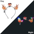 Miniatyrbilde 5 av 5: Jul LED-lysende pannebånd Gevir Hodeplagg Dyr Flash Hår