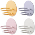 Miniatyrbillede 1 af 5: 4 farver makeup svampeholder, vægmonteret makeup blender H