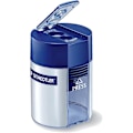 Miniatyrbilde 1 av 5: Staedtler Dobbelthulls Blyantspisser, To Huller for Standard Blyanter, Store Fargeblyanter og Sminkeblyanter, 512 0