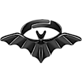Miniatyrbillede 1 af 5: Justerbare Ringe til Kvinder Mænd Gothic Ringe til Kvinder Mænd Punk Ringe Bat Ring Hexe Ringe Bat Ringe Mørk Gothic Bat Ring