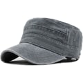 Miniatyrbillede 1 af 3: Unisex Vintage Militær Army Flat Cap Justerbar Baseball Cap Cap
