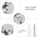 Miniatyrbilde 3 av 5: 4 stk speilklips i sinklegering, sinkleklips i sinklegering, speilfesteholder, speilklips, med C