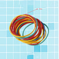 Miniatyrbilde 4 av 4: 30mm, elastisk gummibånd for hjem, arbeid, kontor, gjenbrukbar og holdbar, pose med 100 stk assorterte farger