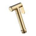 Miniatyrbild 1 av 3: Guld handhållen bidéslang handdusch kallt vatten toalett h