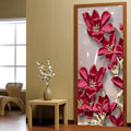 Pikkukuva 3 / 5: 77x200cm Ovitarttu Trompe l'oeil -efekti 3D-tapetti（Tyyli 4)