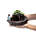 Miniatyrbillede 1 af 3: Guilin Tilbageflow Røgelse Brænder Landskab Form Smuk Scene Ha