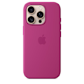 Pikkukuva 1 / 4: 1 kpl Applen iPhone 16 Pro Max silikonikuori MagSafe- ja kameranohjauksella - Fuchsia ​​​​​​​