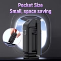 Miniatyrbillede 4 af 4: Generisk | 360° Drejelig Mobiltelefonholder til Rejser, Kontor, Køkken (4,7 til 7 Tommer), Let og Robust