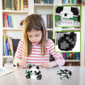 Miniatyrbild 3 av 5: 3 i 1 Panda Byggklossar Byggleksaker Djur Klossar Byggnad