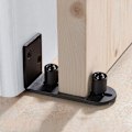 Miniatyrbillede 2 af 5: 2-delt skydedørssystem skinne gulvguide skydedør: 8 i 1 skydedørssystem gulvguide skydedørsguide gulvguide perfekt væg