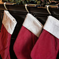 Miniatyrbilde 5 av 5: 6 Stykker Bronse Jule Strømpeholder Metall Peis Strømper Hengere Jule Strømpe Klips for Julefest De