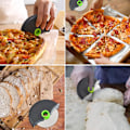 Miniatyrbillede 4 af 5: MH-3 PCS pizzaskærer, pizzaskærer med rustfrit stålblad, p