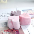 Miniatyrbillede 5 af 5: 1 stk Lysforme - Silikonform til Lysfremstilling, DIY 3D Former til Soyavoks, Bivoks, Duftlys, Valentinsdag