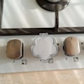Miniatyrbilde 5 av 5: 4 stk Gasskomfyr-knappdeksler for barnesikkerhet, bunnhullsåpning 4 cm, gjennomsiktig design Ovn- og gasskomfyr-knappdeksler