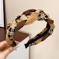 Miniatyrbild 2 av 4: (Braid) 3PCS pannband för kvinnors hår Boho Wrap Tie Fashion Hai