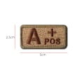Miniatyrbilde 2 av 4: Brodert blodtypeskilt (A+)