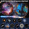 Miniatyrbilde 2 av 5: LED Planetarium Galaxy Stjerneprojektor med 13 utskiftbare disker, nattlyslampe med Temptat