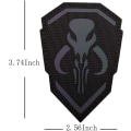 Miniatyrbillede 3 af 5: 2 stk. Mythosaur reflekterende patches - infrarøde patches